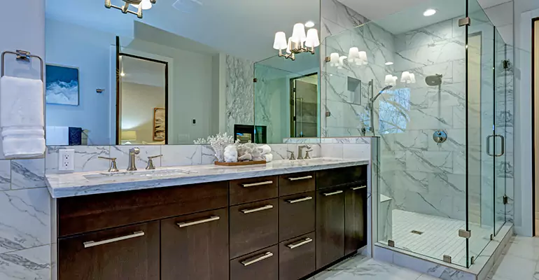 Partial Bathroom Reconstruction in Rochester