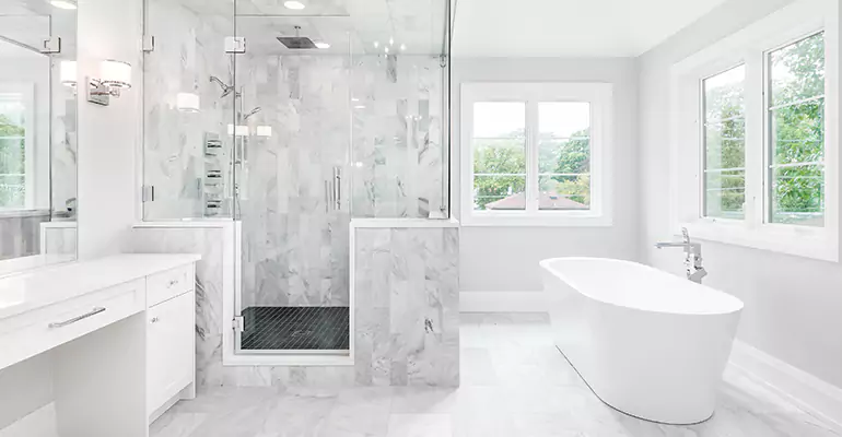 Full Shower Remodel in Rochester