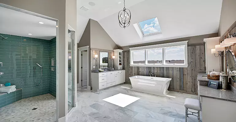 Guest Bathroom Flooring Remodel in Brasher