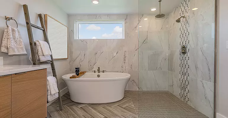 Luxury Master Bath Designs in Rochester