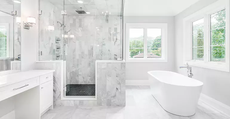 New Construction Master Bathrooms in Rochester