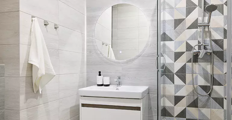 Small Master Bathroom Remodel in Rochester